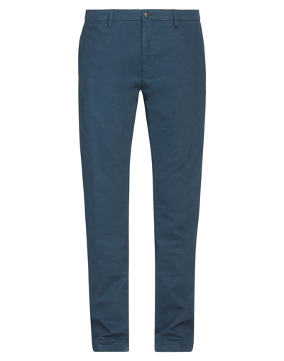 Shop Siviglia Man Pants Slate Blue Size 31 Cotton, Elastane