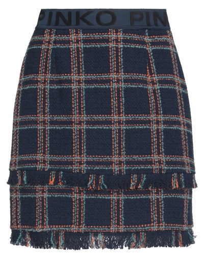 Pinko Mini Skirts In Blue