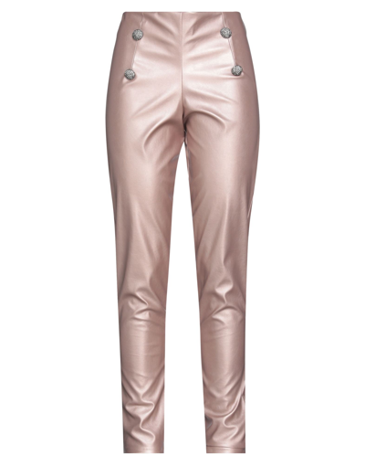 Shop Giulia N Pants In Light Pink