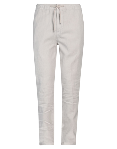 Shop North Sails Man Pants Light Grey Size 40 Cotton, Linen, Elastane