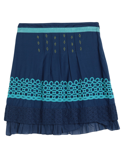 Lineaemme Mini Skirts In Azure | ModeSens