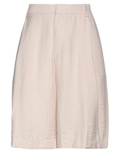 Shop Elvine Woman Shorts & Bermuda Shorts Beige Size 4 Viscose, Polyester