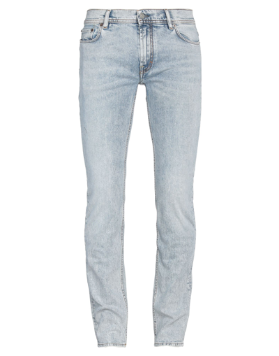 Shop Acne Studios Man Denim Pants Blue Size 31w-32l Cotton, Elastane