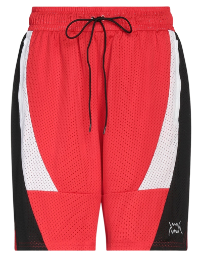 Shop Puma Man Shorts & Bermuda Shorts Red Size Xl Polyester