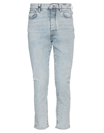 Shop Armani Exchange Woman Jeans Blue Size 30 Cotton, Polyester, Elastane
