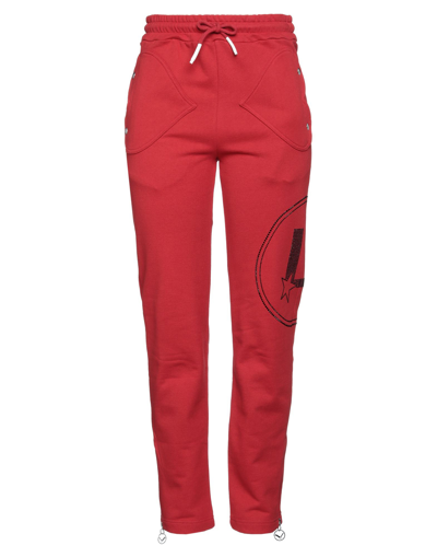 Shop Lourdes New York Woman Pants Red Size M Cotton
