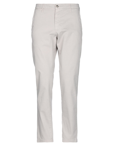 Shop Groowe Man Pants Light Grey Size 28 Cotton, Elastane