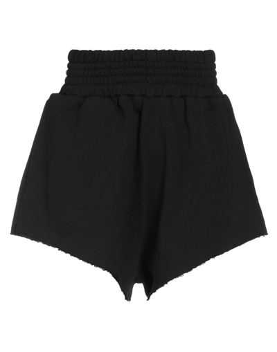 Shop Give Me Space Woman Shorts & Bermuda Shorts Black Size Xs Cotton