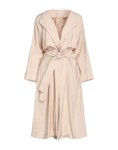 Shop Dixie Woman Overcoat & Trench Coat Beige Size M Viscose, Polyester