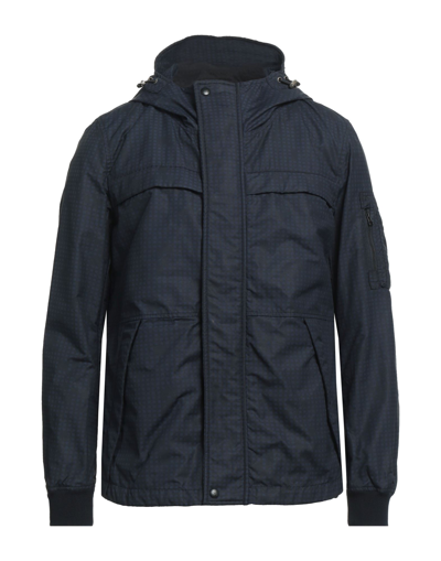 Shop Spiewak Man Jacket Midnight Blue Size L Cotton, Nylon