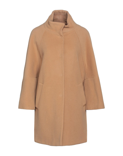 Shop Guttha Coats In Camel