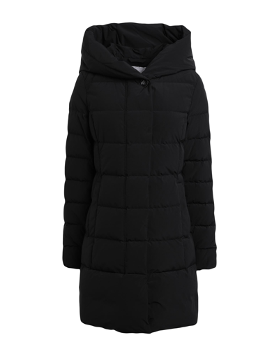 Shop Woolrich Woman Puffer Black Size S Polyester