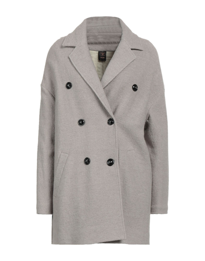 Shop Guttha Coats In Grey