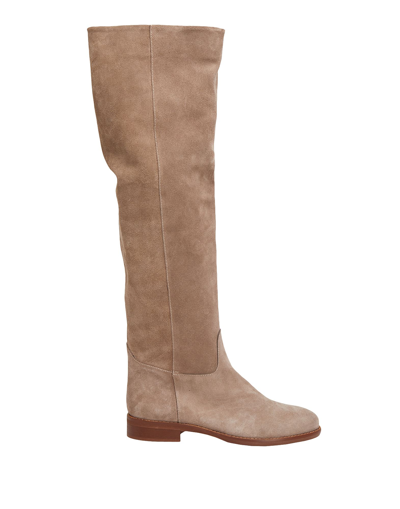 Shop Leonardo Principi Woman Boot Dove Grey Size 7 Calfskin