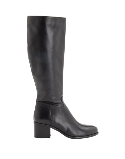 Leonardo Principi Knee Boots In Black