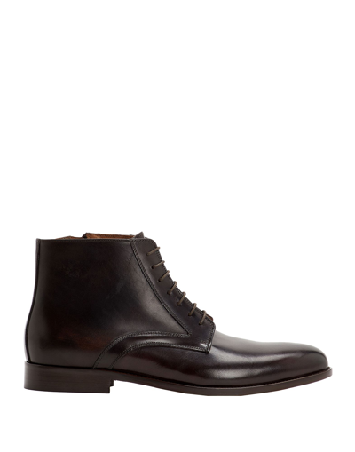 Shop Leonardo Principi Leather Ankle Boots Man Ankle Boots Dark Brown Size 9 Calfskin