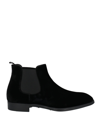 Shop Giorgio Armani Ankle Boots In Black