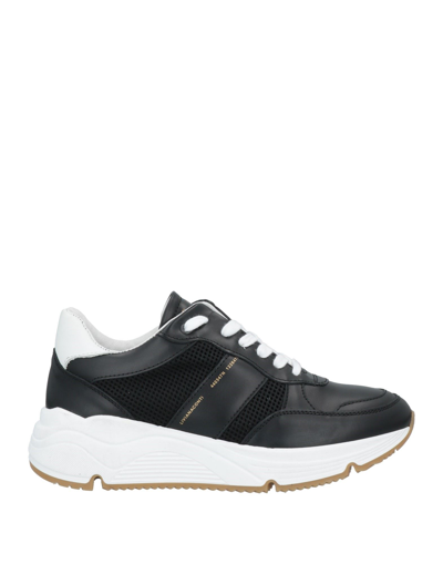 Shop Liviana Conti Woman Sneakers Black Size 11 Soft Leather, Textile Fibers