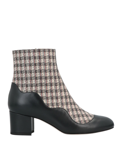 Shop Francesca Bellavita Woman Ankle Boots Black Size 7.5 Soft Leather, Textile Fibers
