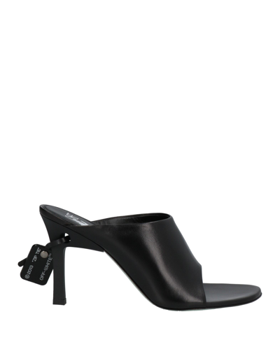 Shop Off-white Woman Sandals Black Size 7 Soft Leather