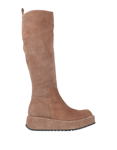 Shop Eqüitare Equitare Woman Boot Khaki Size 7 Soft Leather In Beige
