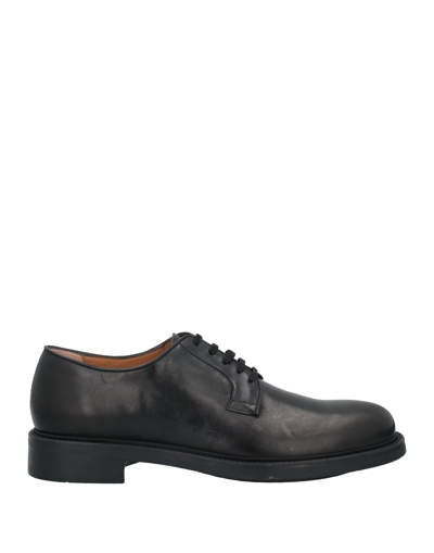 Shop Triver Flight Man Lace-up Shoes Black Size 7 Calfskin