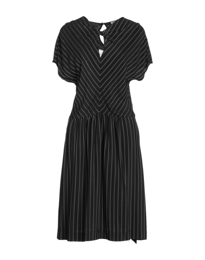 Shop Katia Giannini Midi Dresses In Black