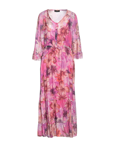 Shop Angela Mele Milano Long Dresses In Light Purple