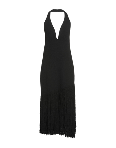Shop Proenza Schouler Woman Midi Dress Black Size M Viscose, Polyamide, Polyester