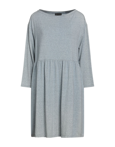 Shop Alessia Santi Woman Mini Dress Blue Size 12 Lyocell, Cotton, Elastane