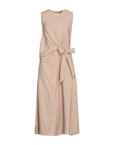 Shop Elvine Woman Midi Dress Beige Size M Modal, Polyester