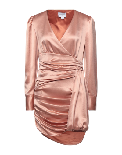 Shop Isabelle Blanche Paris Woman Mini Dress Blush Size M Acetate, Polyester In Pink