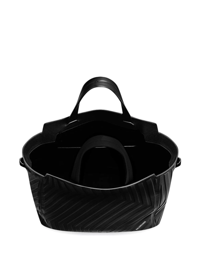 Shop Balenciaga Medium Car East-west Tote Bag In Black