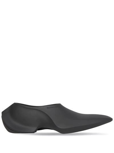 Shop Balenciaga Space Moulded Shoes In Black
