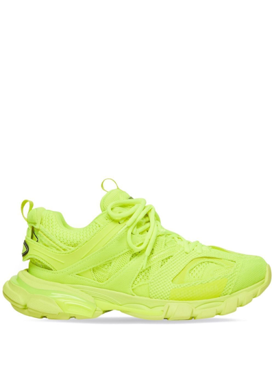 Shop Balenciaga Track Lace-up Sneakers In Yellow