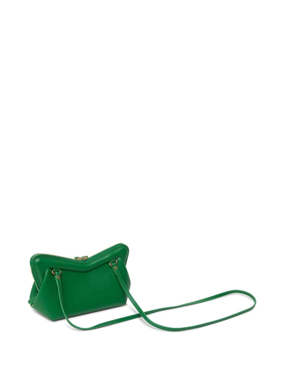 Shop Mansur Gavriel Mini M Frame Crossbody Bag In Green