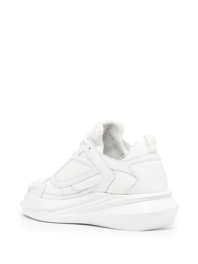 Alyx Mono Hiking Sneaker White Leather Lace-up Low Senaker - Mono Hiking Sneaker In White