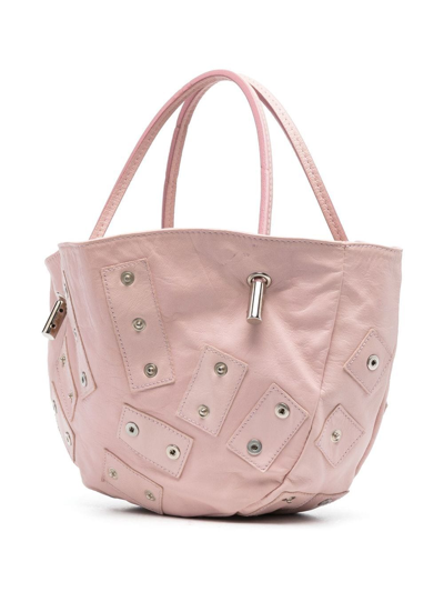 Pre-owned Dolce & Gabbana 2010s Press-stud Detailing Handbag In Pink
