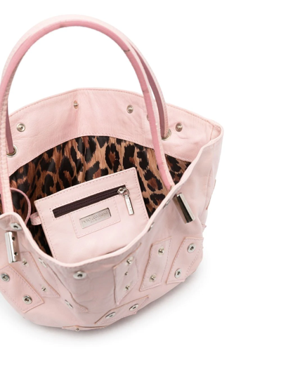 Pre-owned Dolce & Gabbana 2010s Press-stud Detailing Handbag In Pink