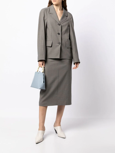 Low Classic Beige New Armhole Blazer In Multicolour