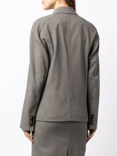 Low Classic Beige New Armhole Blazer In Multicolour