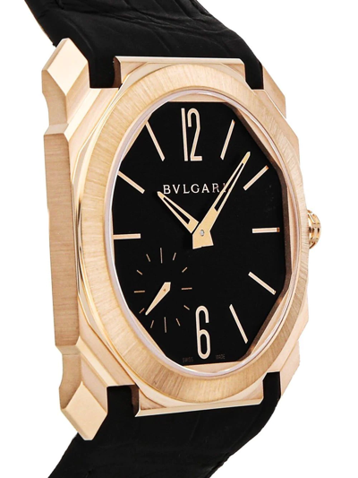 Pre-owned Bvlgari  Octo Finissimo 40mm In Black