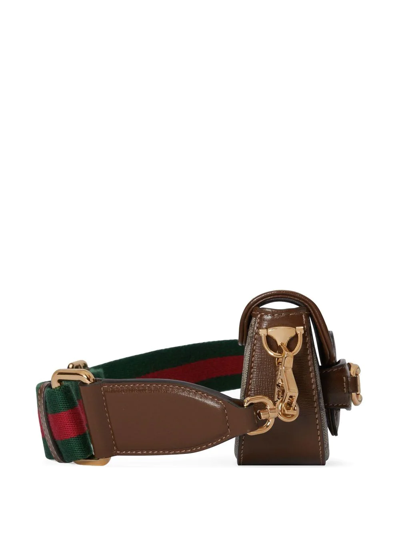 Gucci Horsebit 1955 Wallet-On-Strap - Brown