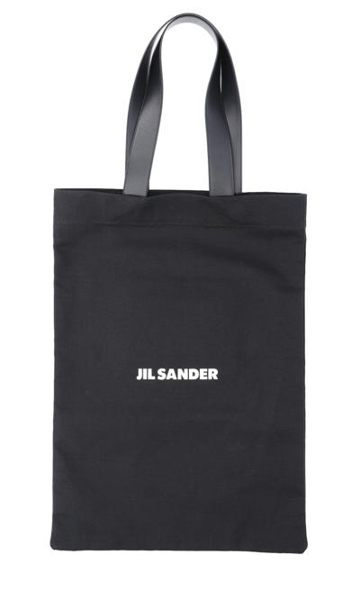 Shop Jil Sander Tote In Black