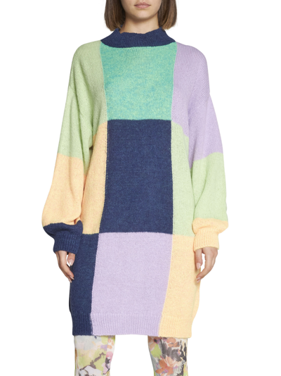 Shop Stine Goya Sweater In Multi Check