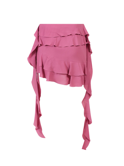 Shop Blumarine Skirt In Pink