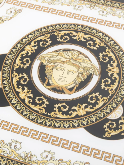 Shop Versace Medusa Gala Table Placemats (set Of Two) In White
