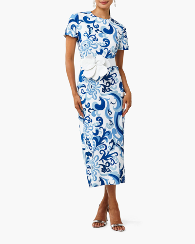 Shop Mestiza Women's Caroline Midi Dress | Polyester In Multicolor