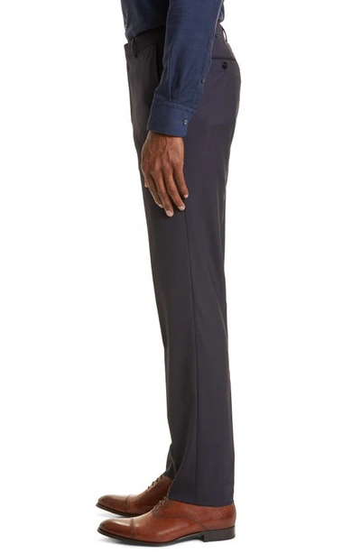 Shop Zegna High Performance™ Wool Trousers In Navy