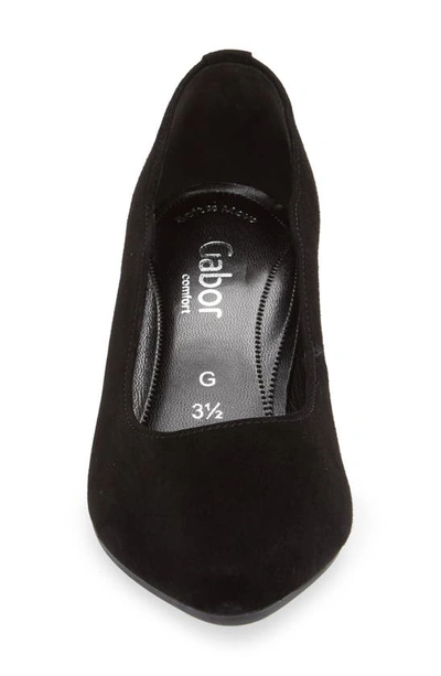 Gabor Scallop Pump In Black